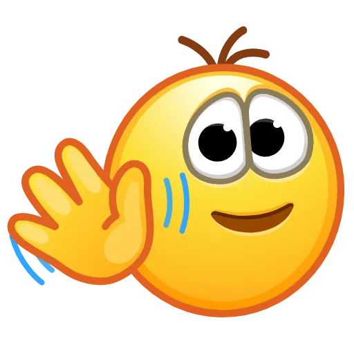 Стикер 36 Retro Kolobok Emoji