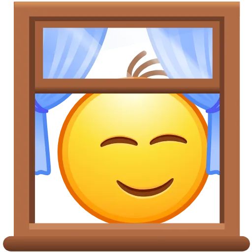 Стикер 46 Retro Kolobok Emoji