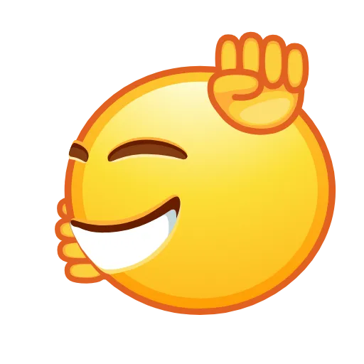 Стикер 8 Retro Kolobok Emoji