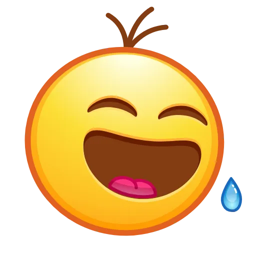 Стикер 3 Retro Kolobok Emoji
