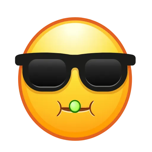 Стикер 7 Retro Kolobok Emoji