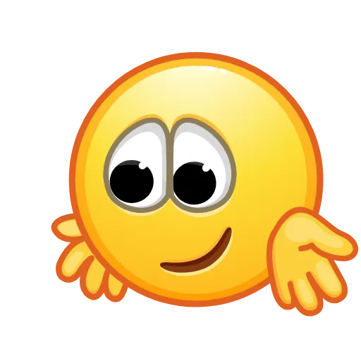Стикер 24 Retro Kolobok Emoji