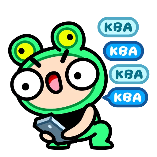 🤬 Стикер «Корейская жабка» для Telegram