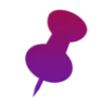 ❤️ Эмодзи «Красно-синий градиент» для Telegram