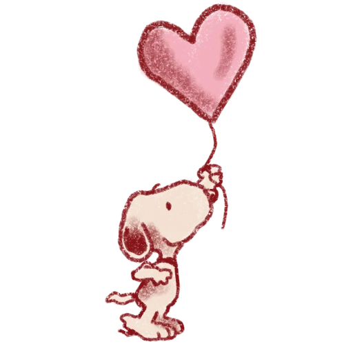 🌟 Стикер «Snoopy Valentines Day» для Telegram