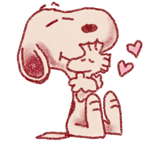 🌟 Стикер «Snoopy Valentines Day» для Telegram