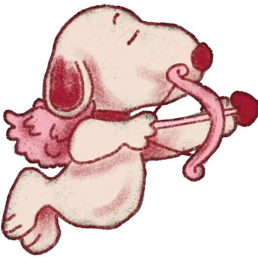 🫥 Стикер «Snoopy Valentines Day» для Telegram