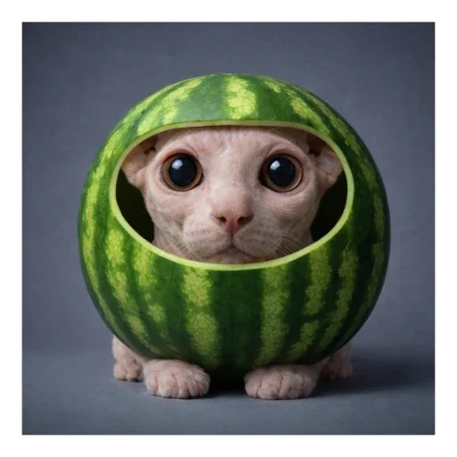 🍉 Стикер «кот марина» для Telegram