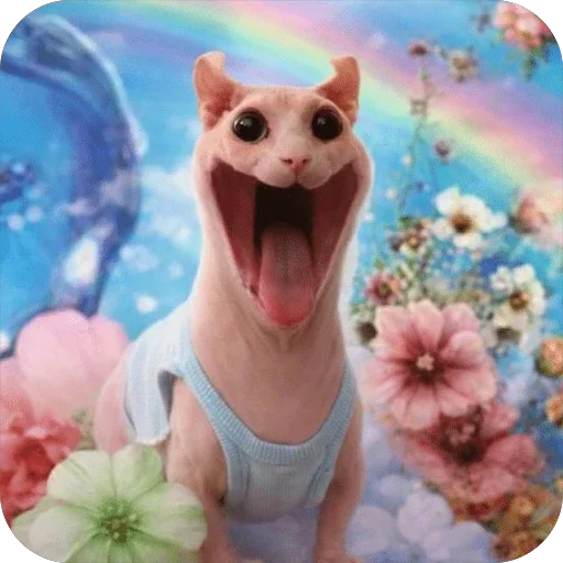 😶‍🌫️ Стикер «кот марина» для Telegram