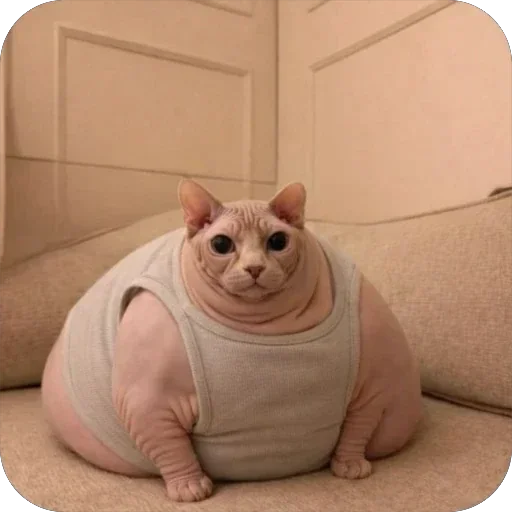 🫥 Стикер «кот марина» для Telegram