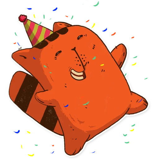 🥳 Стикер «KotikiCats» для Telegram
