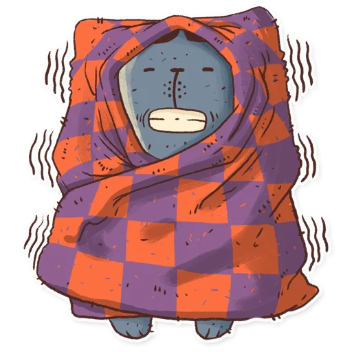 🥶 Стикер «KotikiCats» для Telegram