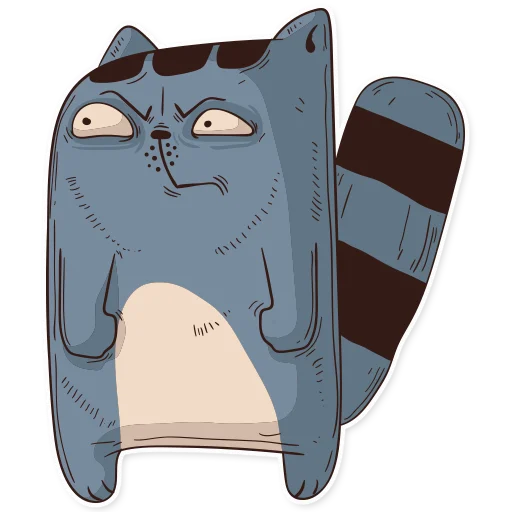 👿 Стикер «KotikiCats» для Telegram