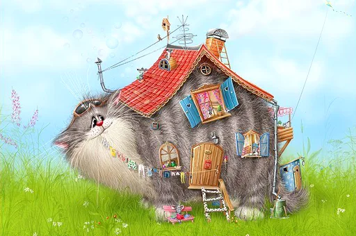 🏠 Стикер «KotyaPasya» для Telegram