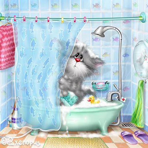 🛁 Стикер «KotyaPasya» для Telegram