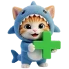 Стикер 3 Котоакула