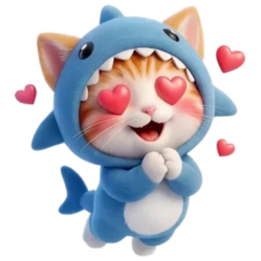 Стикерпак Котоакула для Telegram