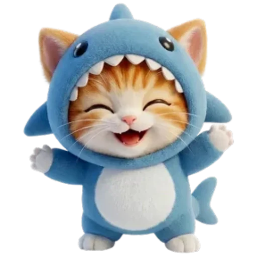 🐈 Стикер «Котоакула» для Telegram