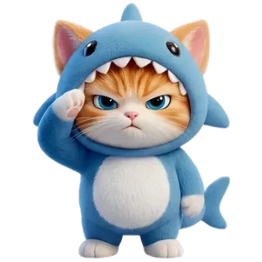 🐈 Стикер «Котоакула» для Telegram