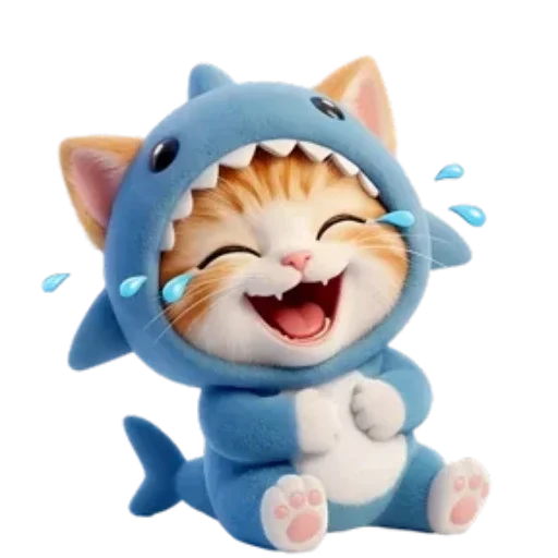 🐈 Стикер «Котоакула» для Telegram