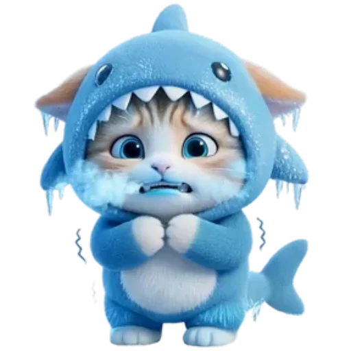 🐈 Стикер «Котоакула» для Telegram