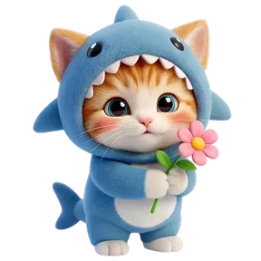 🐈 Стикер «Котоакула» для Telegram