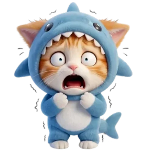 🐈 Стикер «Котоакула» для Telegram