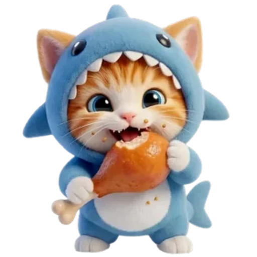 🐈 Стикер «Котоакула» для Telegram