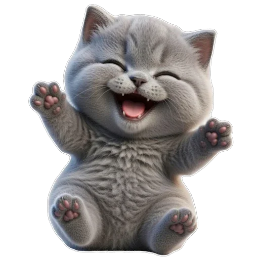 🤣 Стикер «Котомания» для Telegram