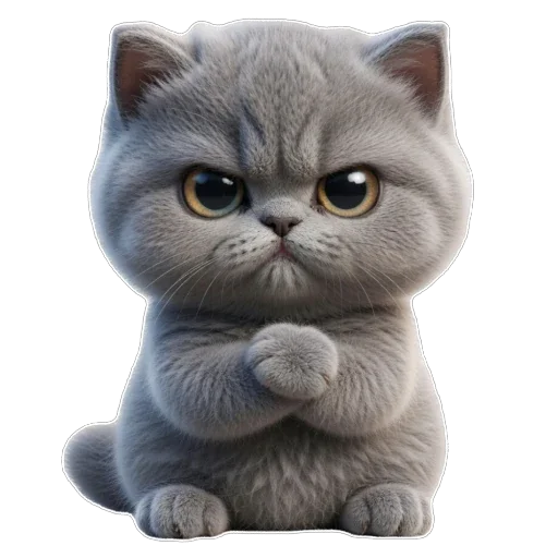 🤬 Стикер «Котомания» для Telegram