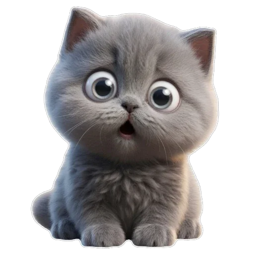 😳 Стикер «Котомания» для Telegram