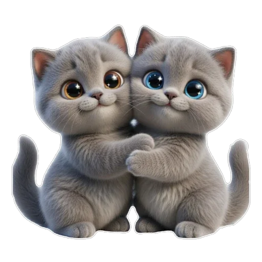 🥰 Стикер «Котомания» для Telegram