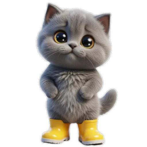 🌧 Стикер «Котомания» для Telegram