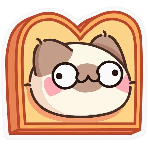 Стикер 27 Набор эмоджи с Котей из ВК в HD качестве