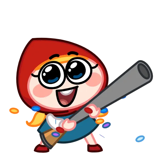 🔫 Стикер «Красная Шапка» для Telegram