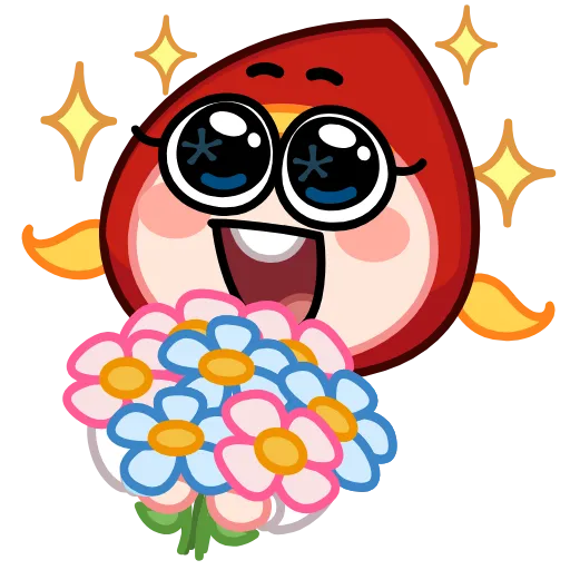 💐 Стикер «Красная Шапка» для Telegram