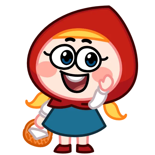 👋 Стикер «Красная Шапка» для Telegram