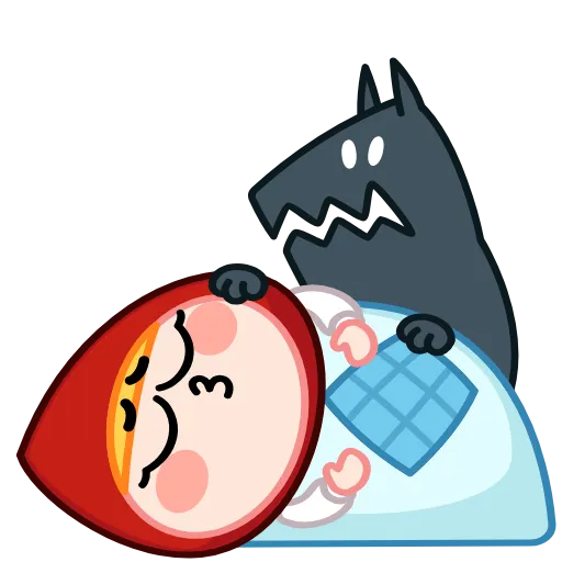 😴 Стикер «Красная Шапка» для Telegram