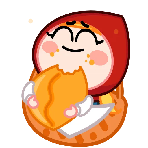 😋 Стикер «Красная Шапка» для Telegram
