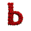 Стикер 30 Красные розы