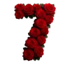 Стикер 41 Красные розы
