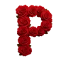Стикер 18 Красные розы