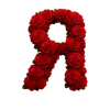 Стикер 33 Красные розы