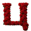 Стикер 24 Красные розы