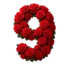 Стикер 43 Красные розы