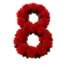 Стикер 42 Красные розы