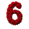 Стикер 40 Красные розы