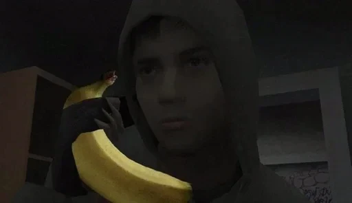 🍌 Стикер «Крик Страха» для Telegram