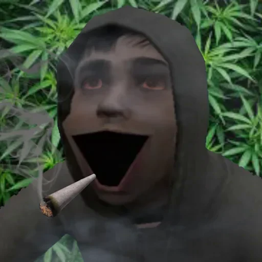 🚬 Стикер «Крик Страха» для Telegram