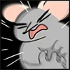Стикер 45 🐀🤪😠😐❤️🤨😣🧀😍
